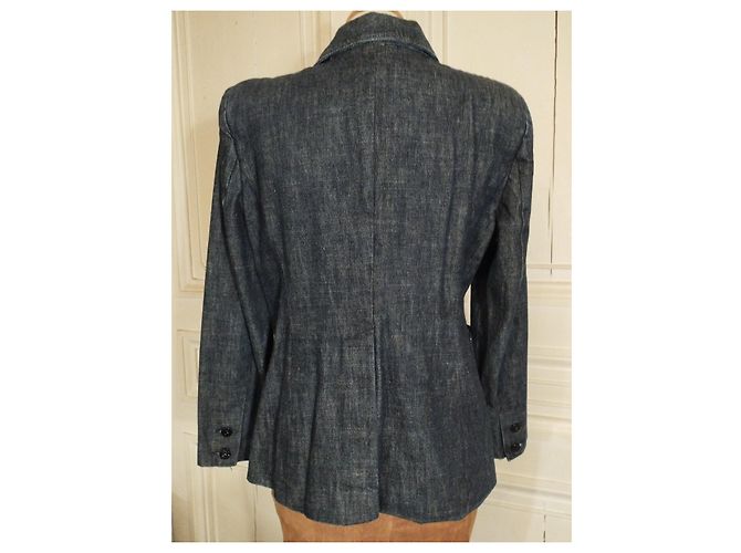 KENZO VESTE JACKE BASIC TRENDY DENIM T 42/44 Blau - Ansicht 14