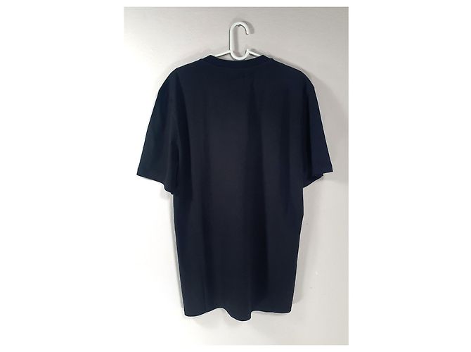 T-shirt Alexander McQueen MCQ nero e rosso in cotone - vista 3