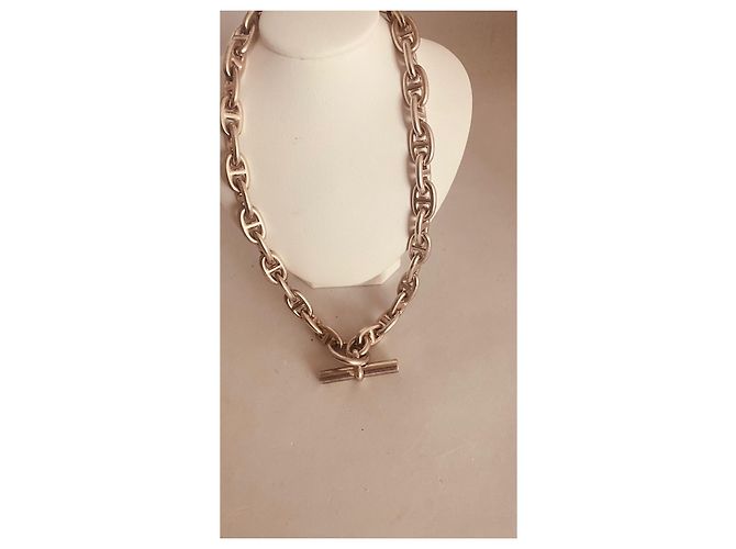 Hermès Catena di ancoraggio d'epoca Argento - vista 2