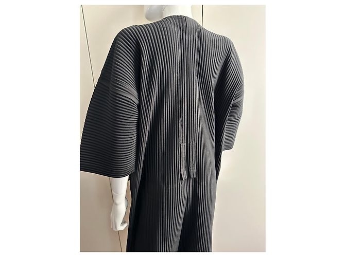 Issey Miyake Tuta Homme Plissé Nera - vista 19