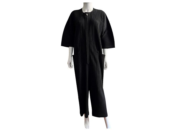 Issey Miyake Tuta Homme Plissé Nera - vista 2