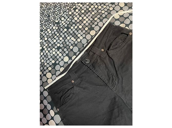 Pantalones ROCCOBAROCCO negros de algodón - vista 5