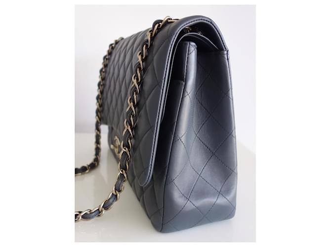 Timeless Borsa Chanel classica grigia Grigio - vista 4
