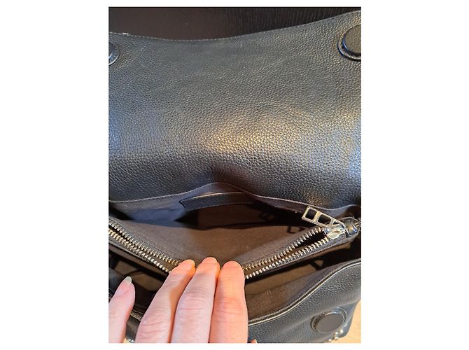 Borsa Zadig & Voltaire Rocky in pelle nera Nero - vista 12