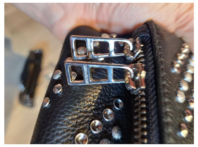 Borsa Zadig & Voltaire Rocky in pelle nera Nero - vista 16