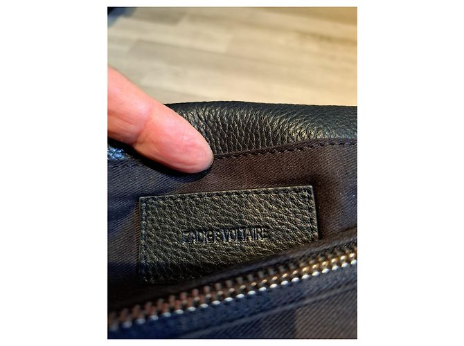 Borsa Zadig & Voltaire Rocky in pelle nera Nero - vista 2