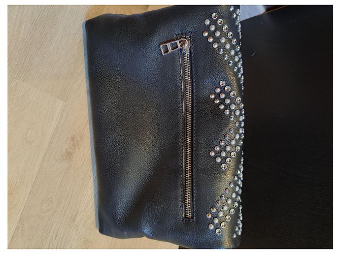 Borsa Zadig & Voltaire Rocky in pelle nera Nero - vista 22