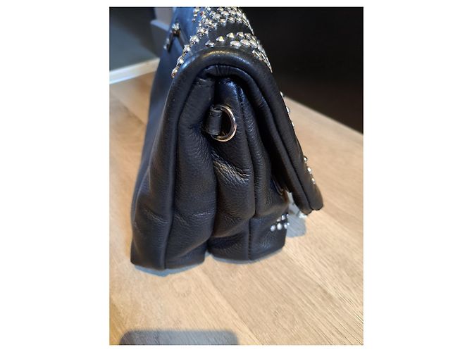 Borsa Zadig & Voltaire Rocky in pelle nera Nero - vista 8