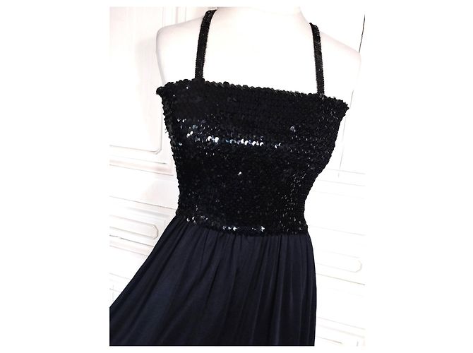 SONIA RYKIEL ROBE KLEID PAMPILLES T 36/38 Schwarz - Ansicht 12