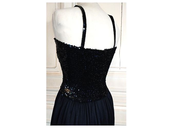SONIA RYKIEL ROBE KLEID PAMPILLES T 36/38 Schwarz - Ansicht 4