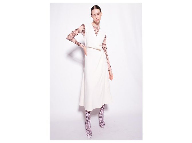 Pinko Anonimo Kleid Weiß - Ansicht 2