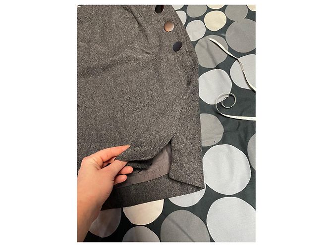 Yves Saint Laurent Wollrock Grau - Ansicht 11
