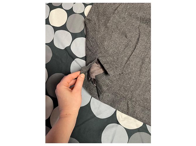 Yves Saint Laurent Wollrock Grau - Ansicht 12