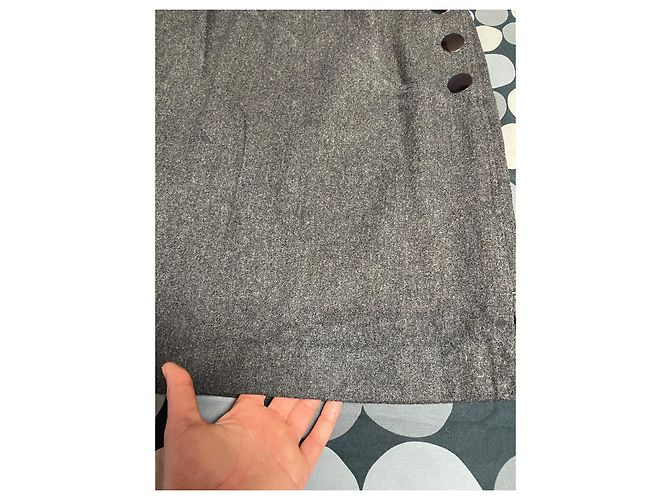 Yves Saint Laurent Wollrock Grau - Ansicht 4