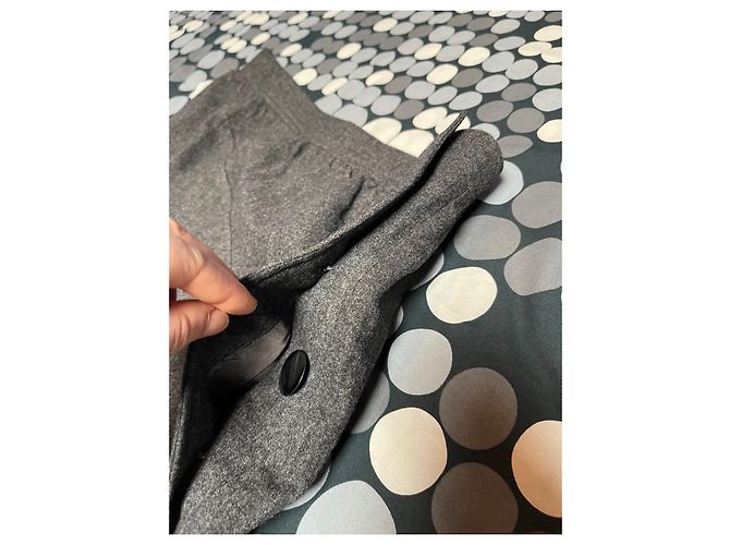 Yves Saint Laurent Wollrock Grau - Ansicht 7