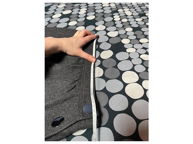 Yves Saint Laurent Wollrock Grau - Ansicht 8