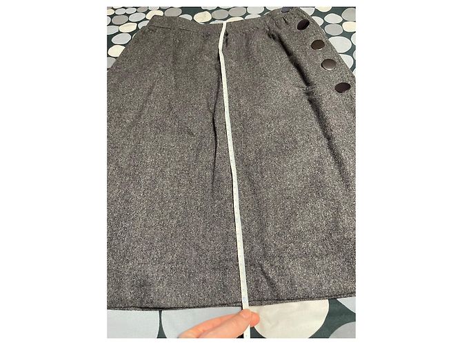 Yves Saint Laurent Wollrock Grau - Ansicht 9