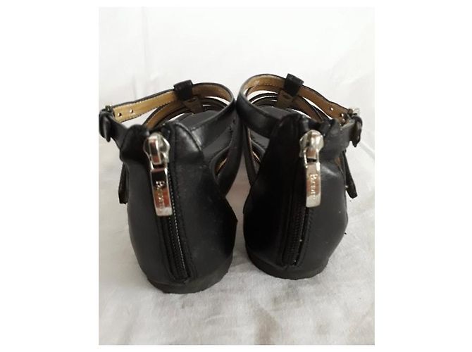 Sandali Cesare Paciotti in pelle nera Nero - vista 4