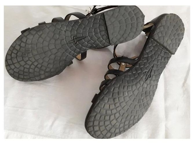 Sandali Cesare Paciotti in pelle nera Nero - vista 6