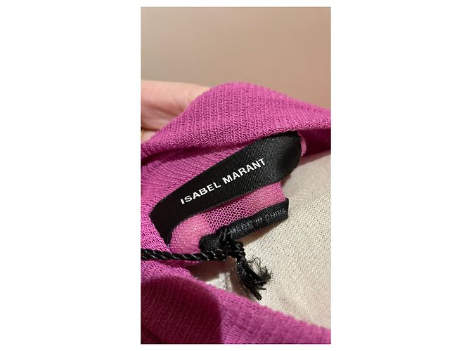 Isabel Marant Rollkragenpullover Pink Baumwolle - Ansicht 5
