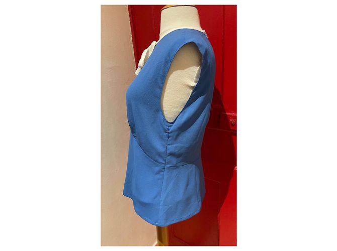 Top azul Agnès b. Talla 40 - vista 2