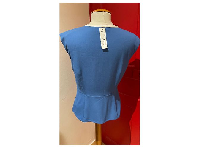 Top azul Agnès b. Talla 40 - vista 3