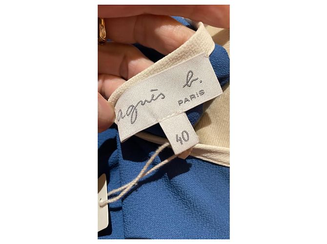 Top azul Agnès b. Talla 40 - vista 4
