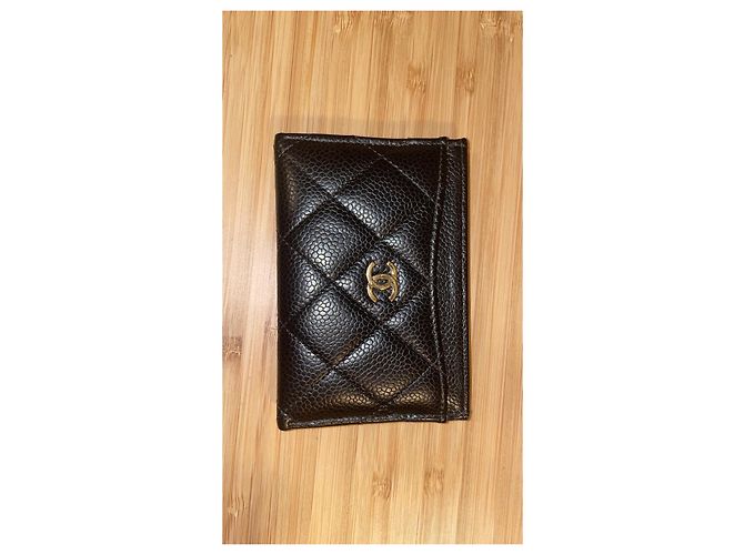 Chanel Classic Kartenhalter Leder Schwarz - Ansicht 2