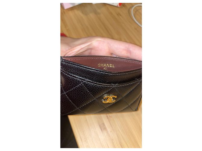 Chanel Classic Kartenhalter Leder Schwarz - Ansicht 3
