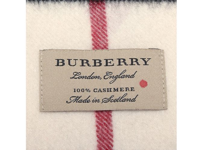 Burberry Kaschmirschal mit Hauscheck - Ansicht 3