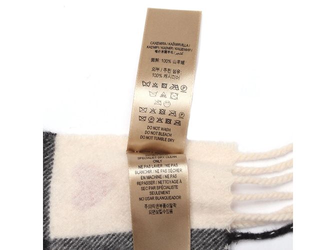 Burberry Kaschmirschal mit Hauscheck - Ansicht 6