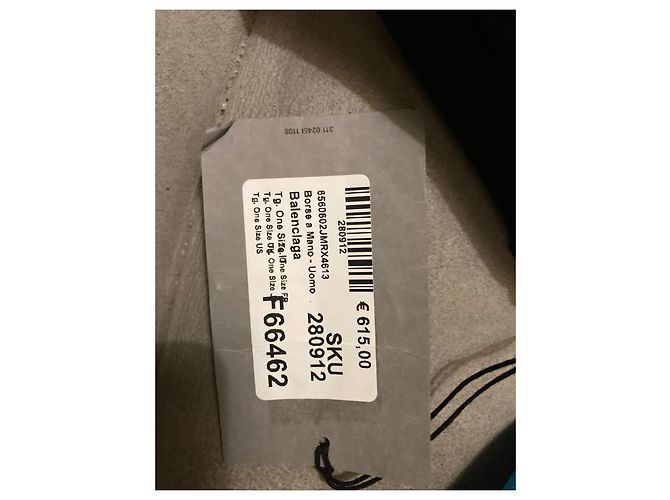 Air Hobo Pochette Balenciaga in acrilico blu - vista 3