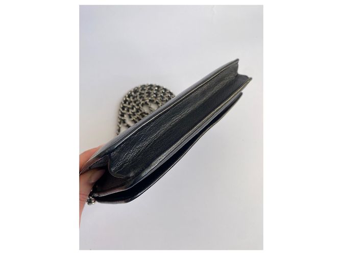 Chanel WOC borsa a mano in pelle nera Nero - vista 5