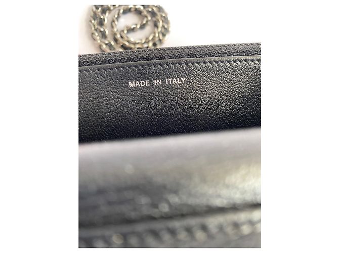 Chanel WOC borsa a mano in pelle nera Nero - vista 7