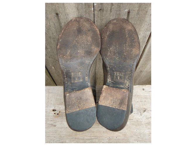 Frye Leder Stiefeletten Khaki 39,5 - Ansicht 5