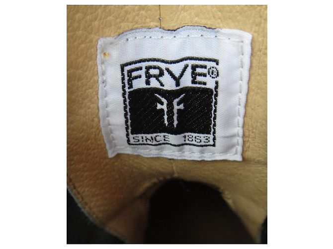 Frye Leder Stiefeletten Khaki 39,5 - Ansicht 7
