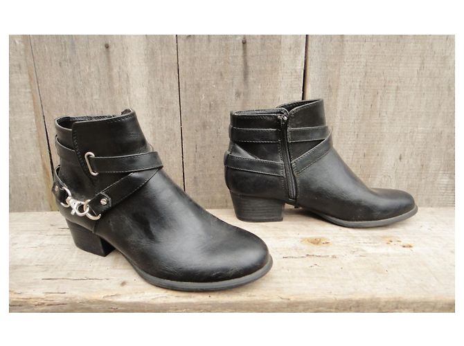 Autre Marque botas veganas Unisa p 37 Negro - vista 2