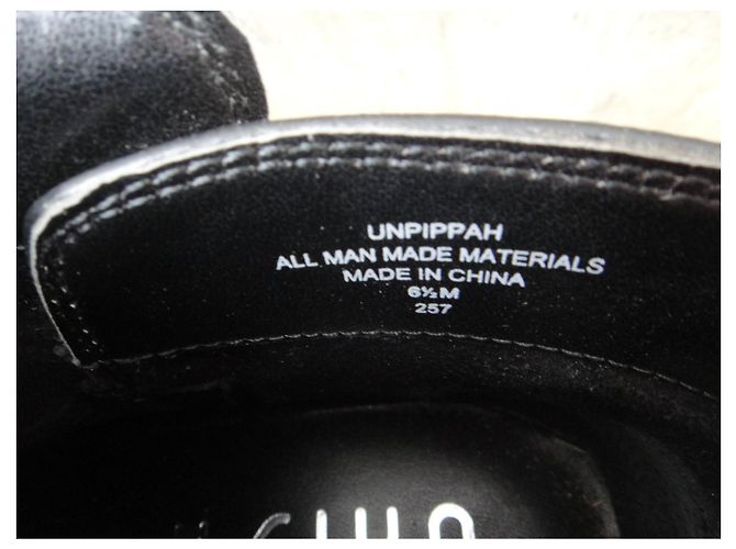 Autre Marque botas veganas Unisa p 37 Negro - vista 7