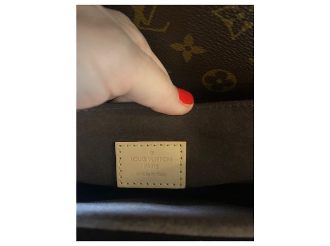 Louis Vuitton Metis 25 in pelle e tela rivestita monogram - vista 11