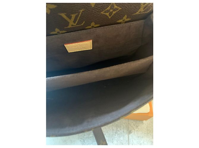 Louis Vuitton Metis 25 in pelle e tela rivestita monogram - vista 7