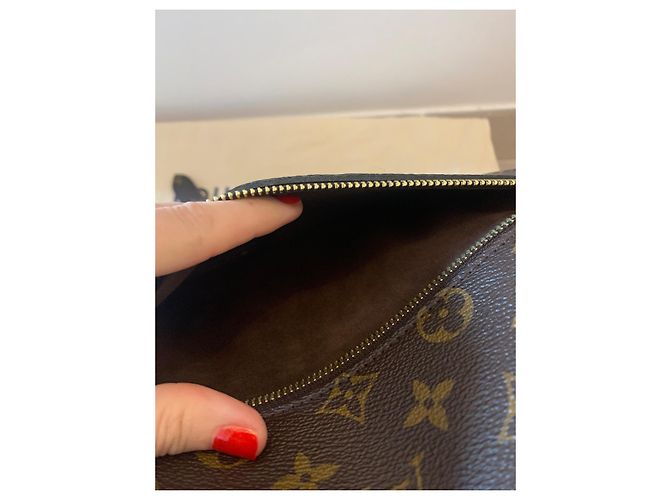 Louis Vuitton Metis 25 in pelle e tela rivestita monogram - vista 8