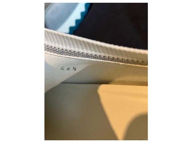 Hermès Sneaker addict Hermes canvas H Grigio - vista 8