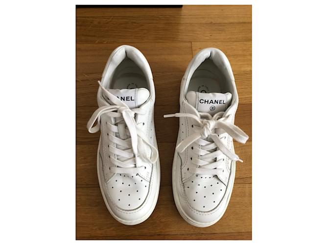 Scarpe da ginnastica Chanel Bianco - vista 3
