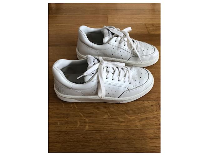 Scarpe da ginnastica Chanel Bianco - vista 6