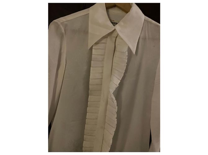 Zadig & Voltaire Jabot Bluse aus Seide Beige - Ansicht 4