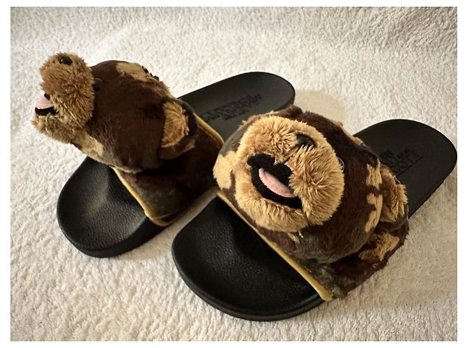 Jeremy Scott Pour Adidas Ciabatte Teddy Bear Multicolore - vista 10