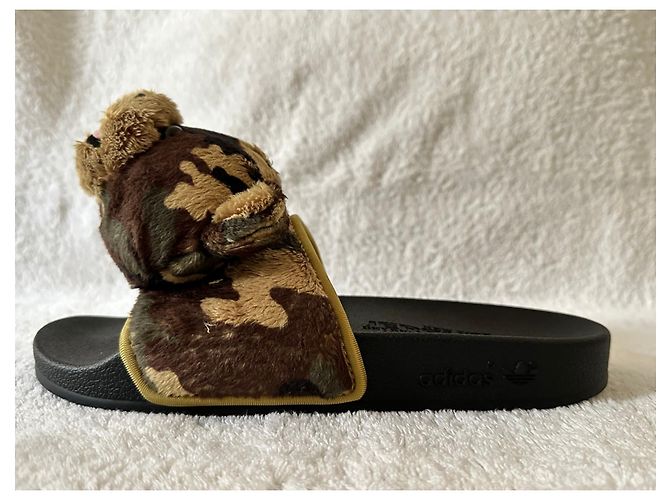 Jeremy Scott Pour Adidas Ciabatte Teddy Bear Multicolore - vista 2