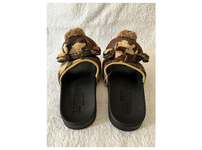 Jeremy Scott Pour Adidas Ciabatte Teddy Bear Multicolore - vista 4