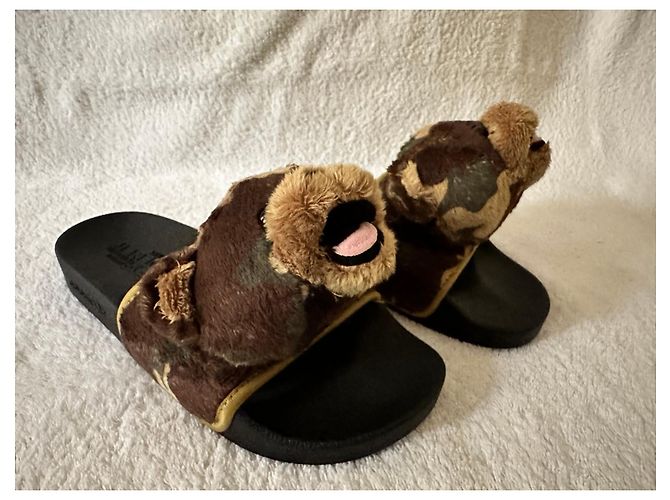 Jeremy Scott Pour Adidas Ciabatte Teddy Bear Multicolore - vista 8
