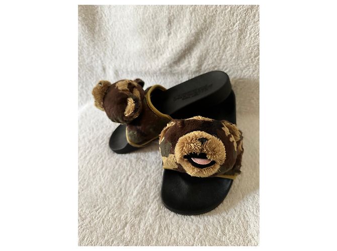 Jeremy Scott Pour Adidas Ciabatte Teddy Bear Multicolore - vista 9